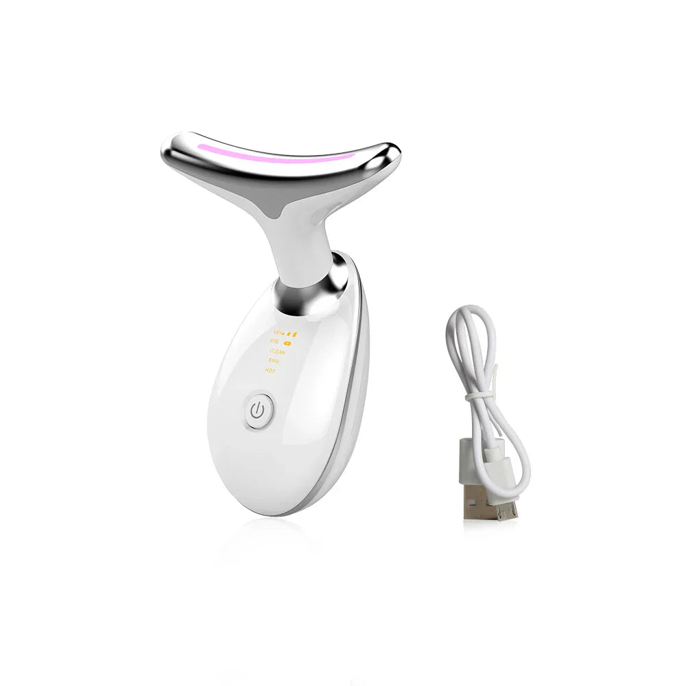 LiftGlow™ 7-in-1 Facial Massager – LED Light, Microcurrent & Heat Therapy for Younger Skin