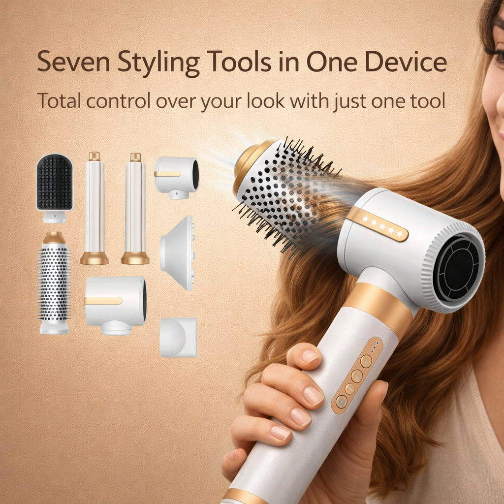 QuickStyle™ 7-in-1 Hair Dryer [Faster Styling, Less Time in the Mirror]