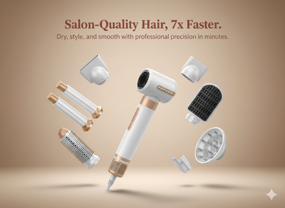 QuickStyle™ 7-in-1 Hair Dryer [Faster Styling, Less Time in the Mirror]